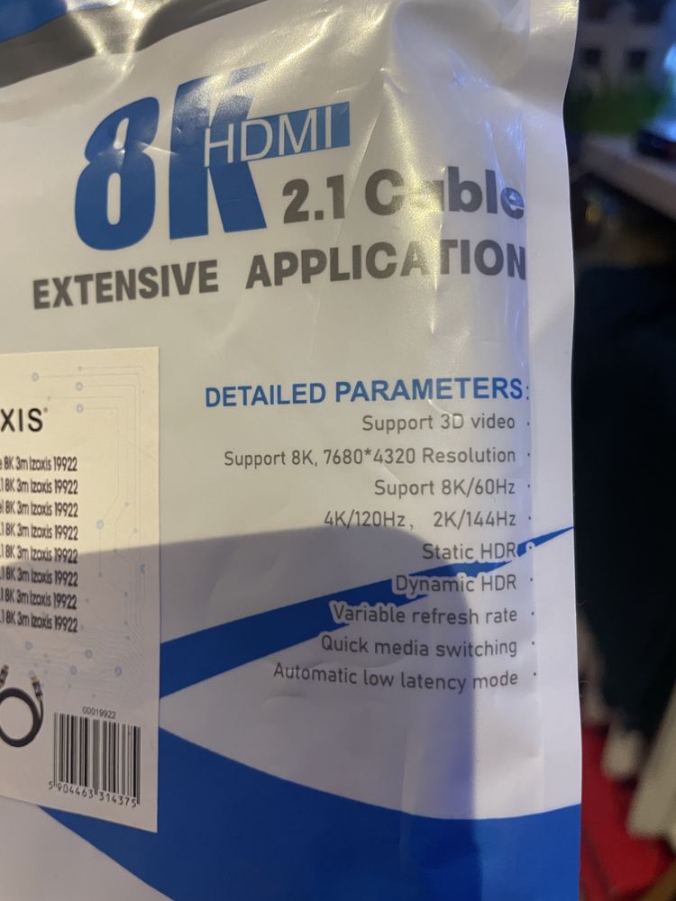 Przewód HDMI 8K 3m