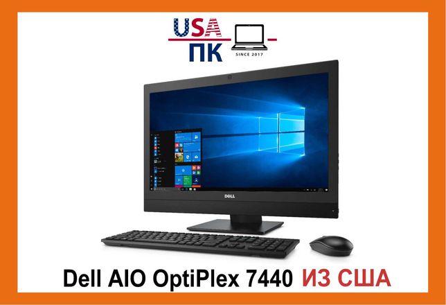 Моноблок Dell AIO OptiPlex 7440 / 24" IPS / i3-6100 / 8Gb / SSD + HDD