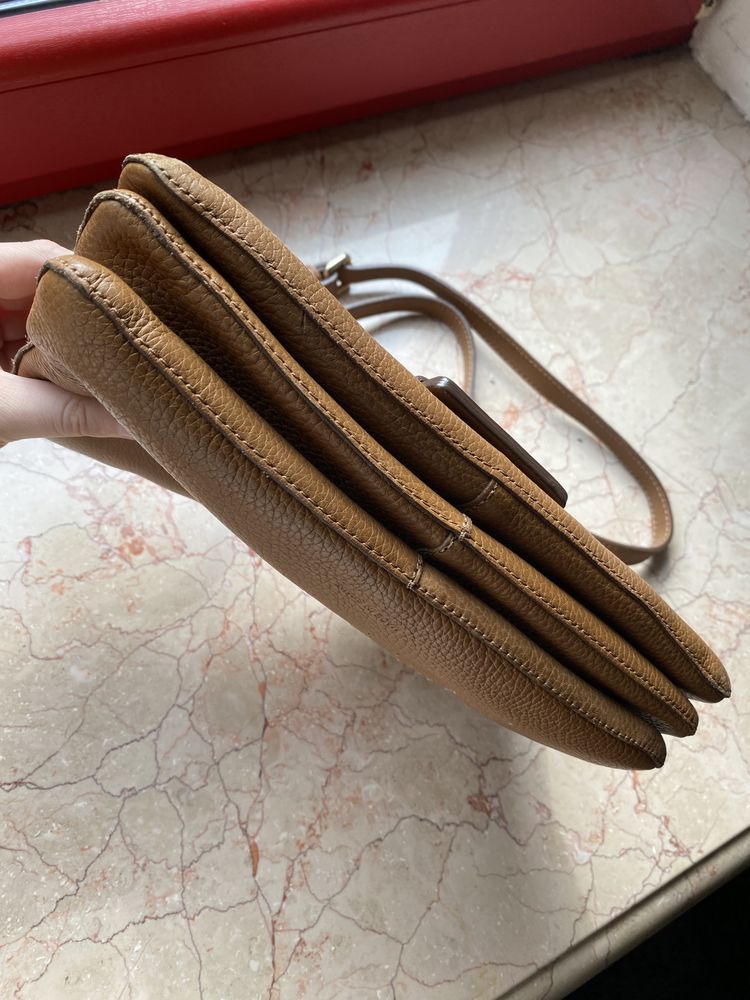 Шкіряна сумка Massimo Dutti