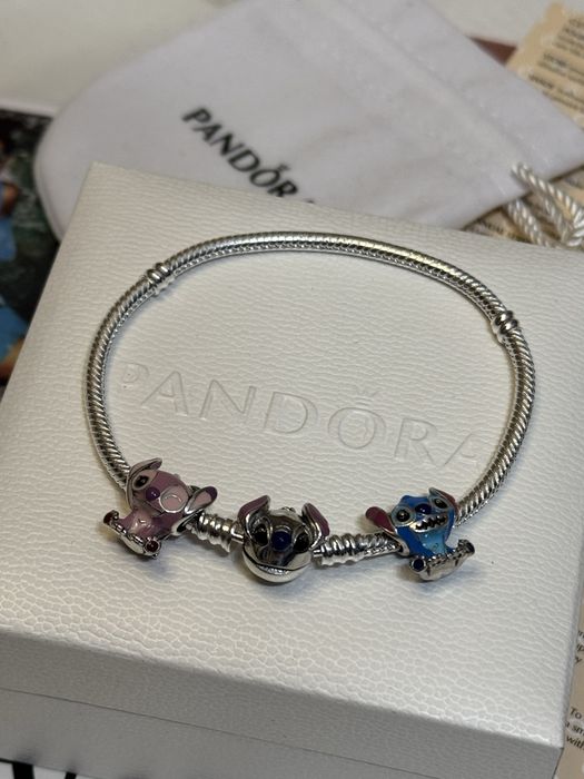 Pandora / Пандона браслет , stich / стич , шарми | -10% чорна пятниця