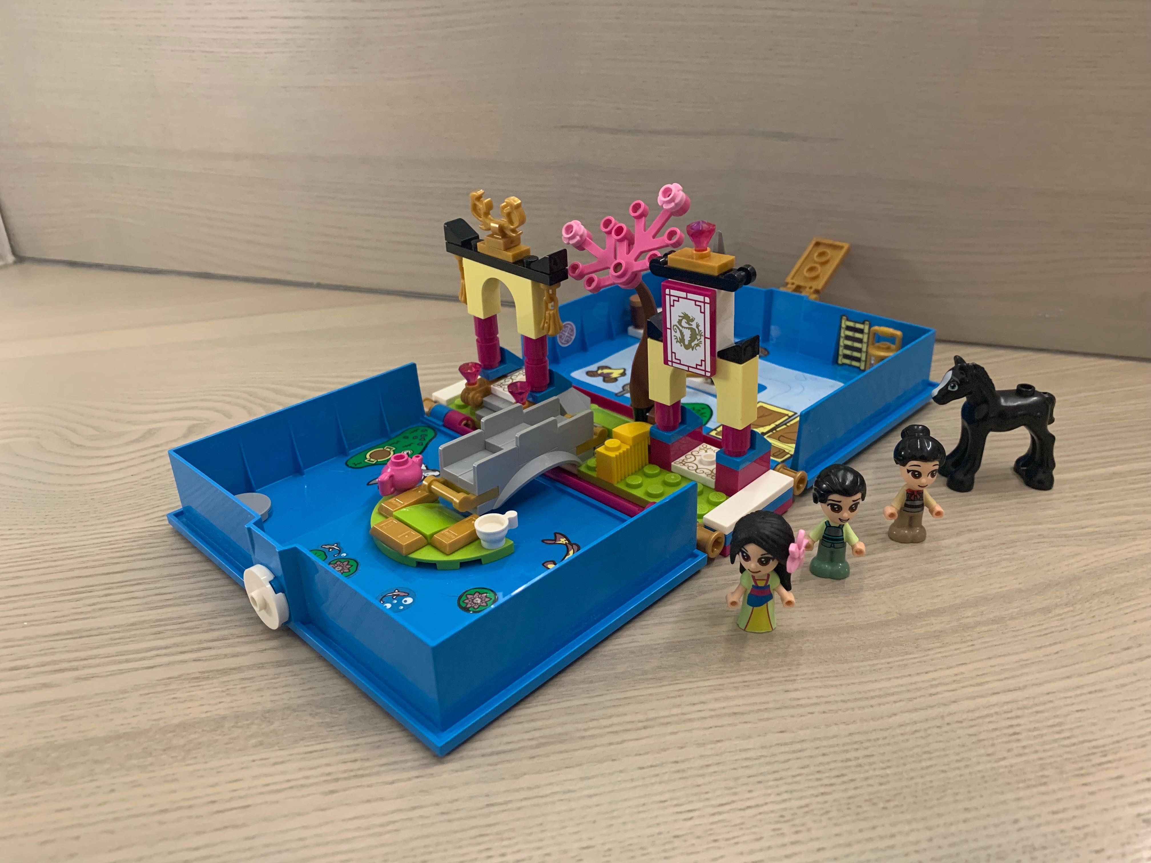 Lego Disney Princess 43174 Książka z przygodami Mulan Komplet Zadbane
