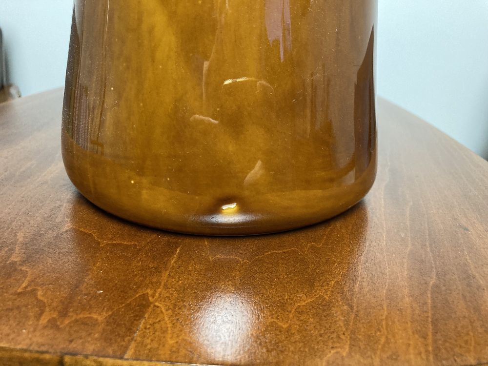 Wazon Noga Słonia projekt W. Gołajewska porcelit Pruszków