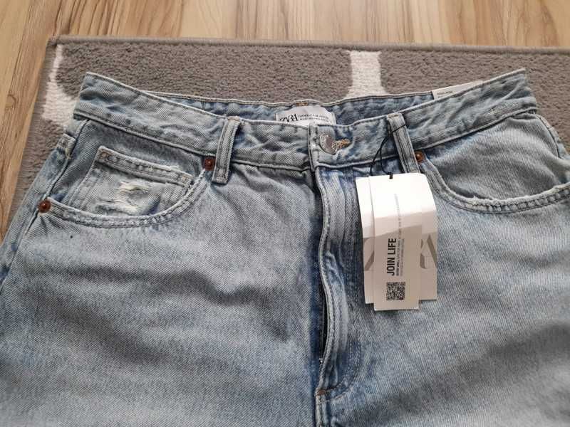 Jasne jeansy Zara rozm 42