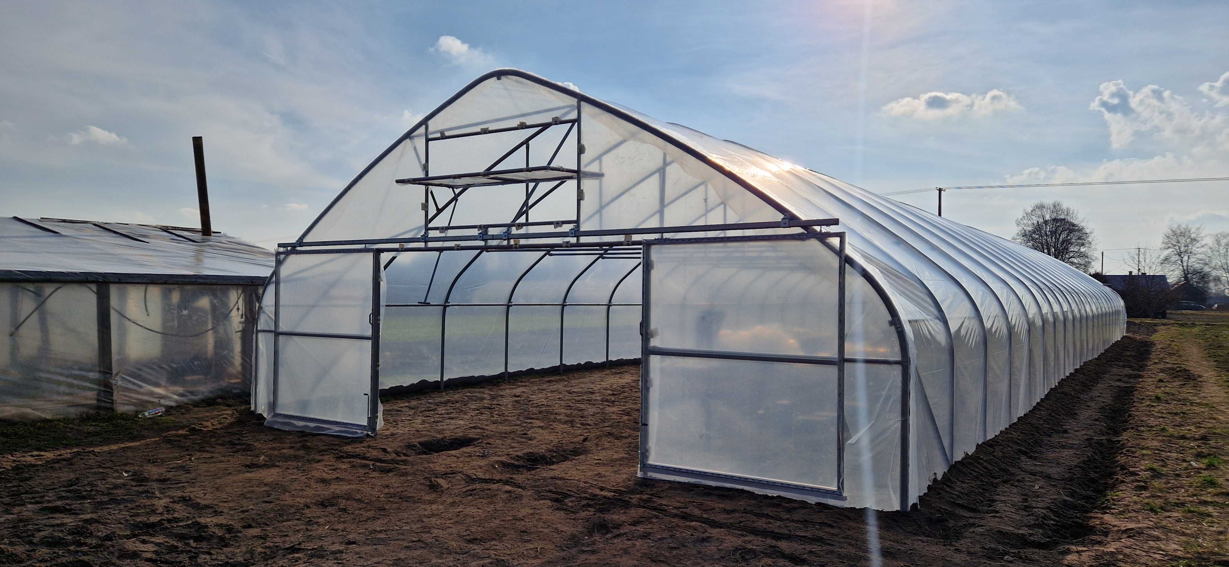 Konstrukcja tunelu foliowego 8x30x3,9 wysoki gotyk