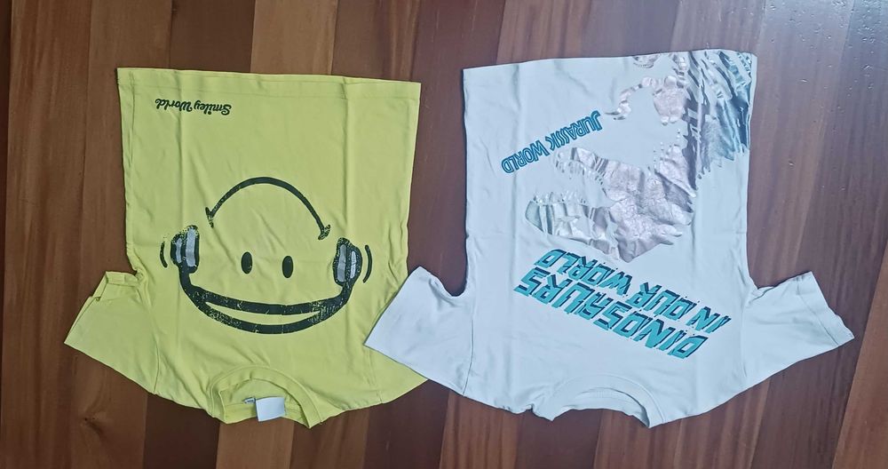 Conjunto de 6 t-shirts e 2 polos para criança - 6 anos