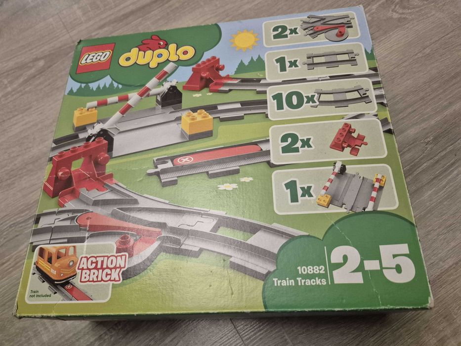 Klocki LEGO Duplo 10882 Tory kolejowe - komplet BOX