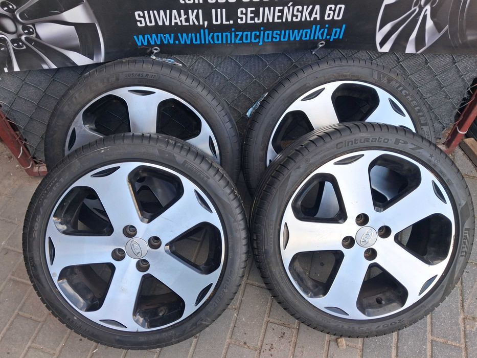 4x koła letnie R17 4x100 Kia Stonic Rio Hyundai i10 i20 Solaris Toyota