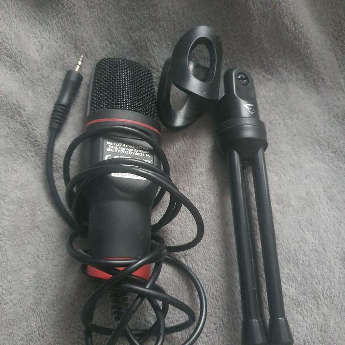 Mikrofon z stojakiem
