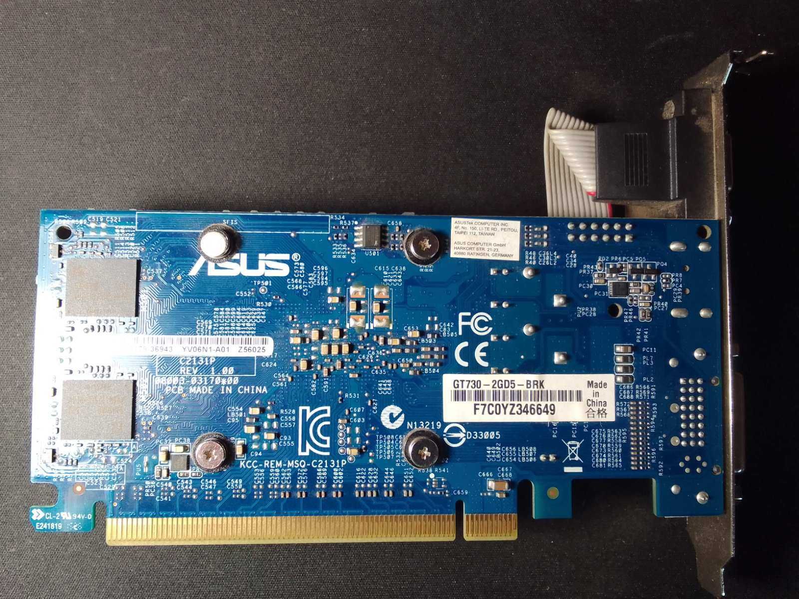 Видеокарта Asus gt 730 2gb gddr5 !СРОЧНО!