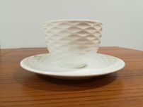 Filiżanka biała porcelana