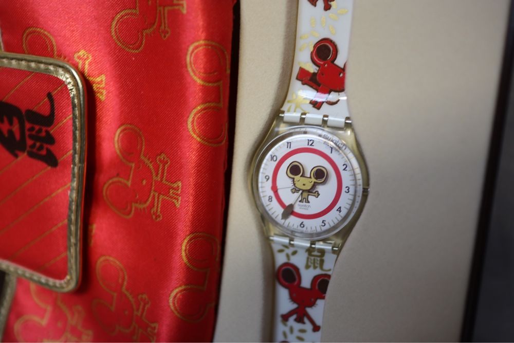 Relógio Swatch novo ano chinês do Rato