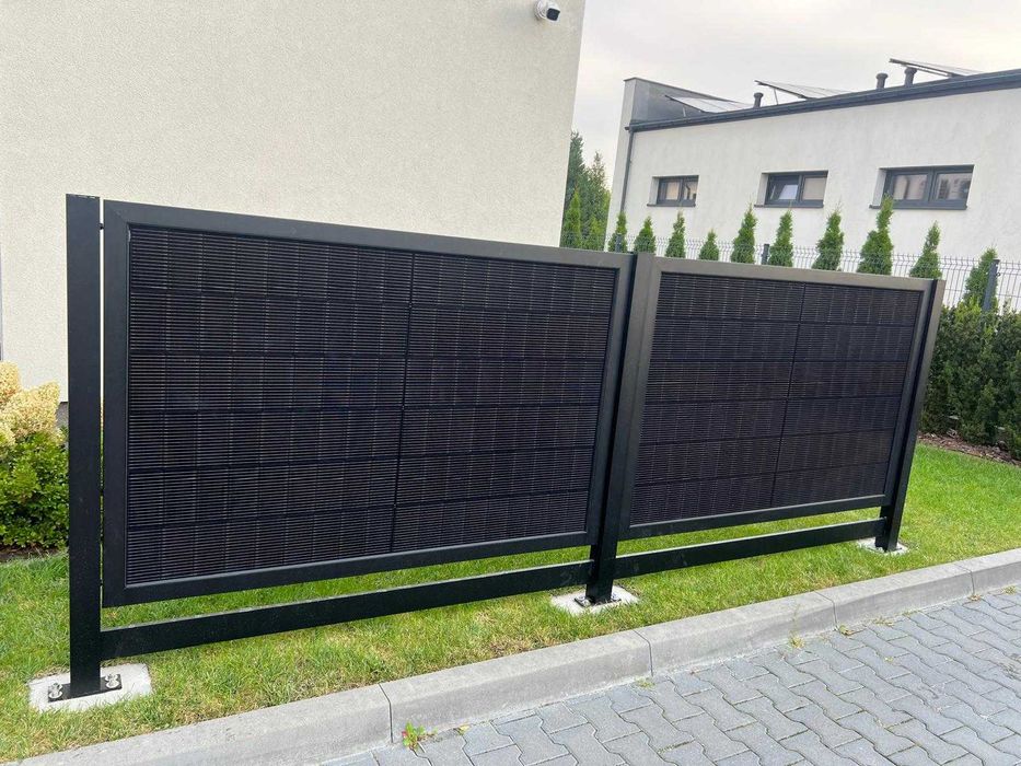 Ogrodzenie, płot fotowoltaiczny, fotowoltaika
