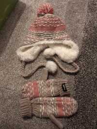Zimowy komplet Thinsulate czapka i rękawiczki one size