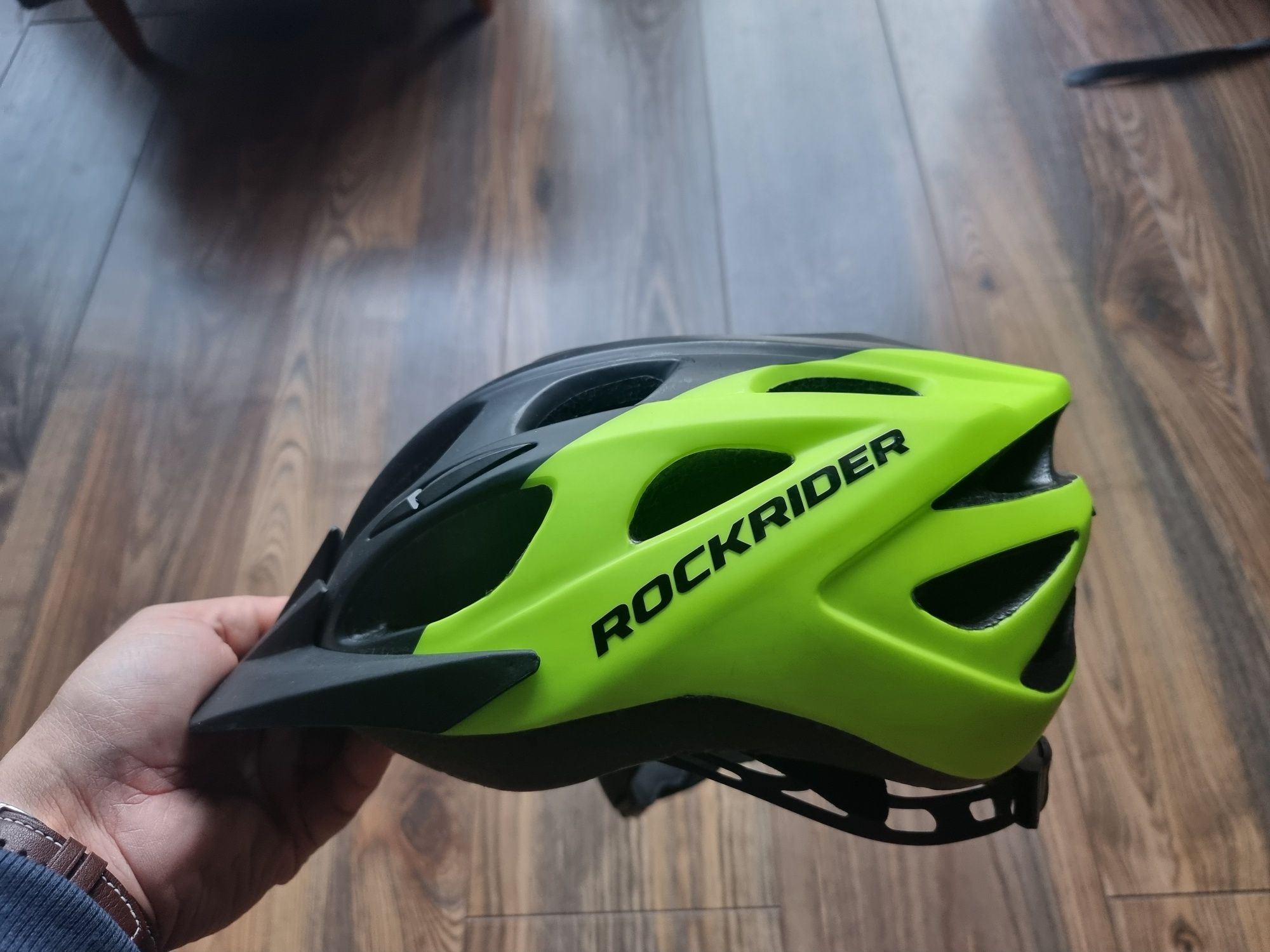 Kask Btwin Teen MTB 500 Fluo