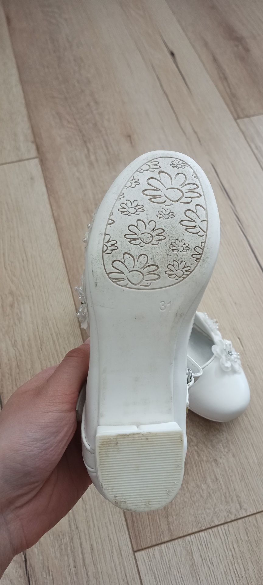 Buty białe dziewczęce 31 Deichmann