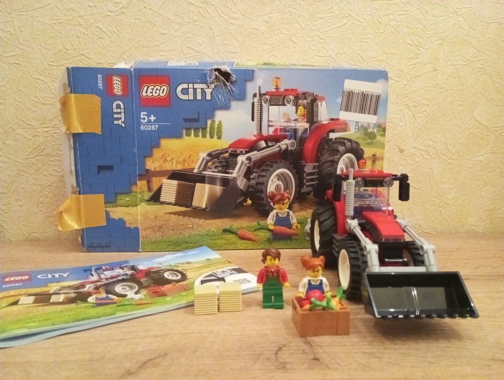 Конструктор Lego city трактор 60287