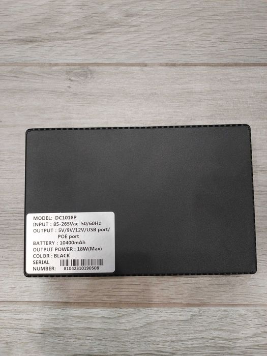 UPS DC-1018P UPS 10400mAh — безперебійник для роутера, камер інтернету