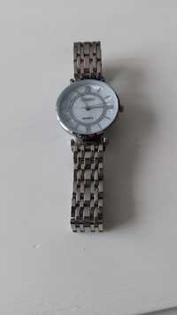 Nowy zegarek srebrna bransoletka sprawny