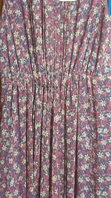 Vestido floral comprido - Mango (tam. XL)