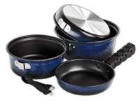 Посуда туристична Deluxe Blue Black 12 x 21 x 21 см BCR4068