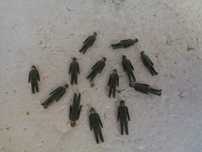 1:87 Lote de 10 bonecos soldados