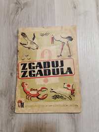 Stara unikatowa książka dla dzieci Zgaduj Zgadula 1943 Lwów