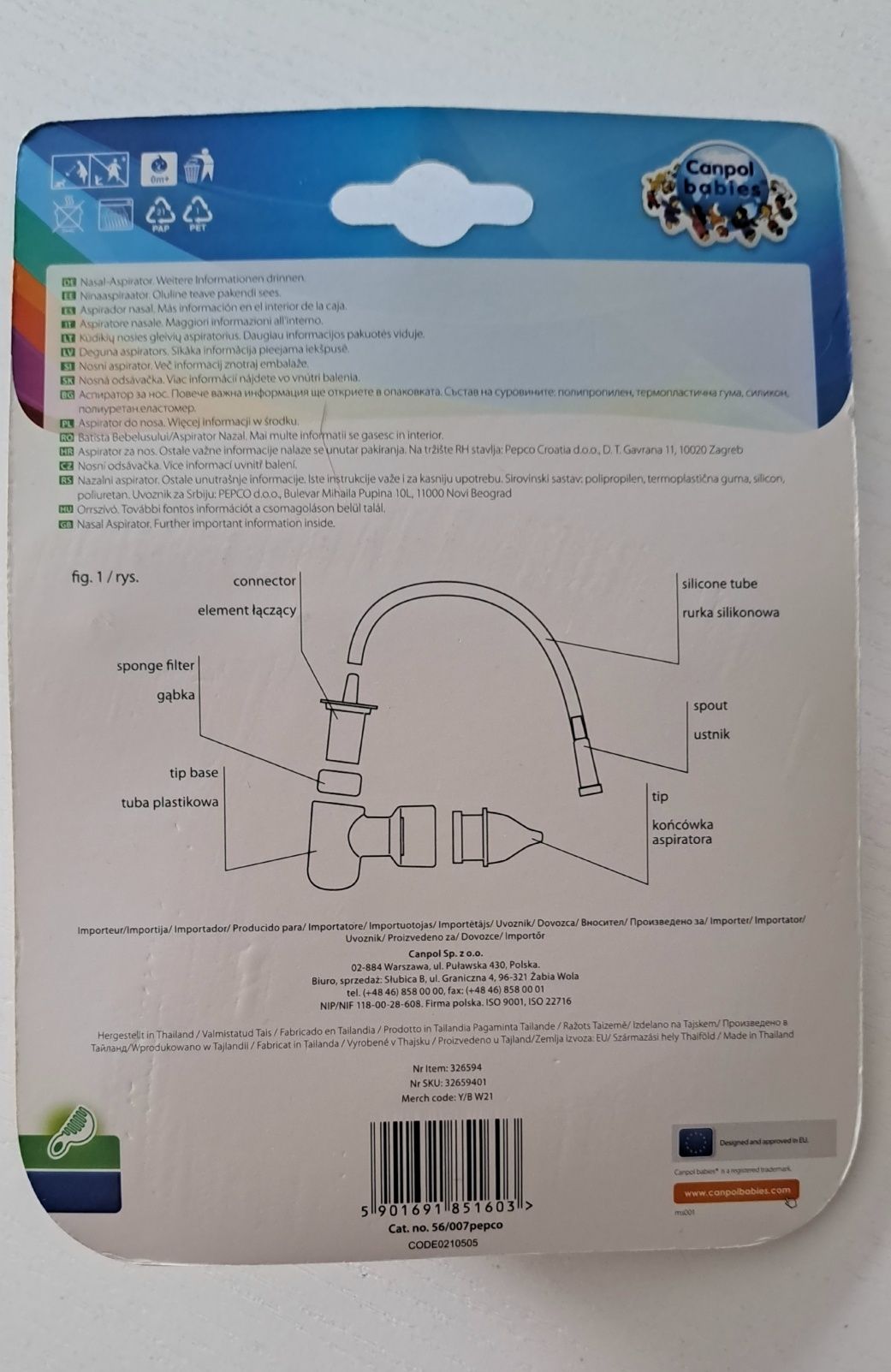 Nowy aspirator do nosa firmy canpol babies