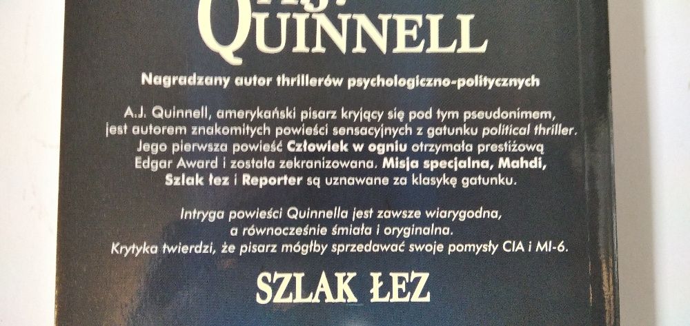 Szlak łez A.J.Quinnell