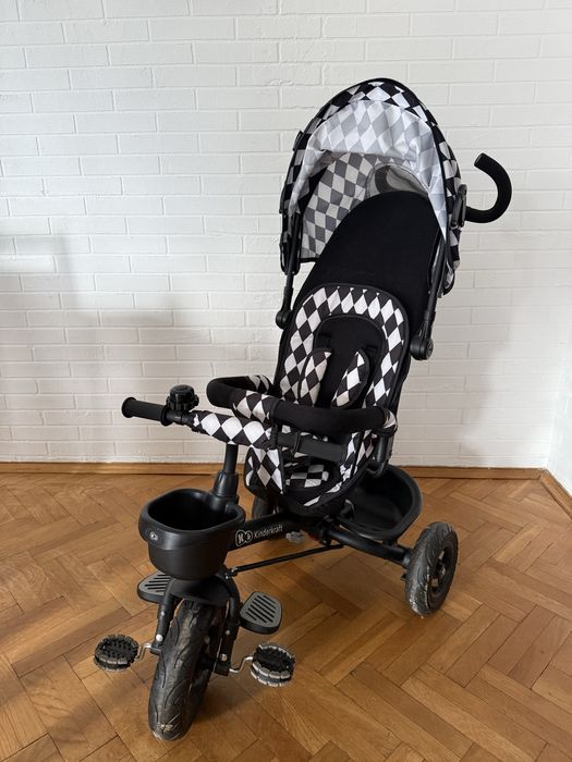 Rowerek wózek dzieciecy Kinderkraft. Nowa tapicerka.