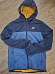 4F softshell r 158 niebieski/granatowy kurtka bluza