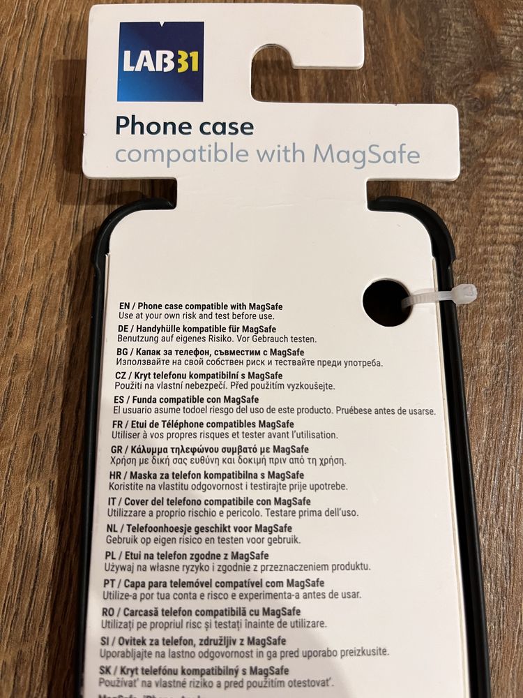 iPhone case 12/12pro - czarne piekne szklo