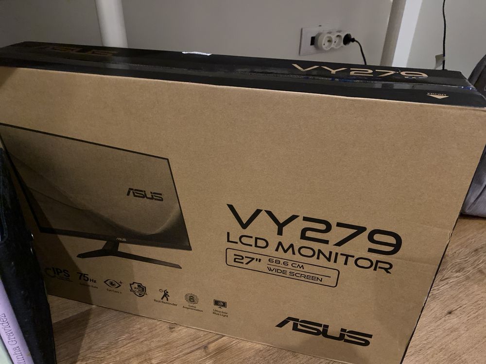 Monitor fechado em caixa. Asus VY279HE