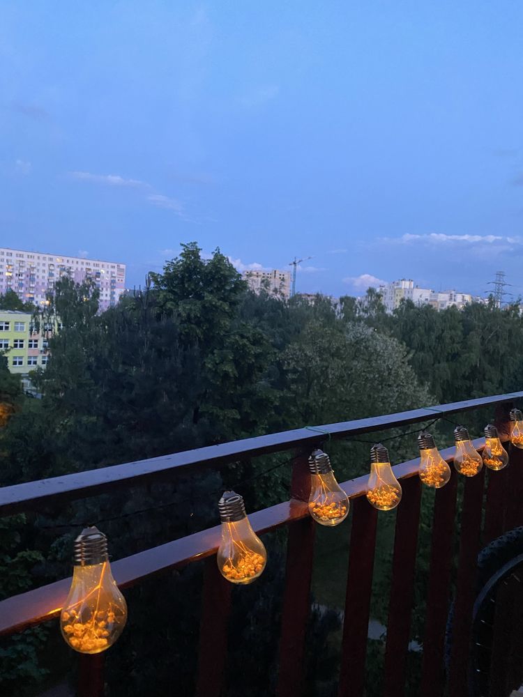 Lampki ogrodowe / balkonowe