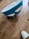 Lampa wisząca niebiesko - biała