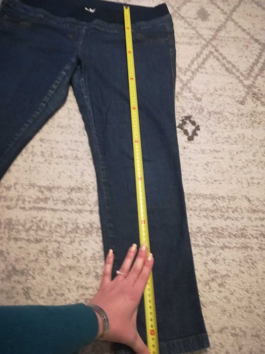 Spodnie ciążowe jeans rozmiar 18/ 44 rurki