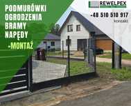 Płoty Ogrodzenia Montaż Dowóz, Ogrodzenie panelowe 3D, podmurówka