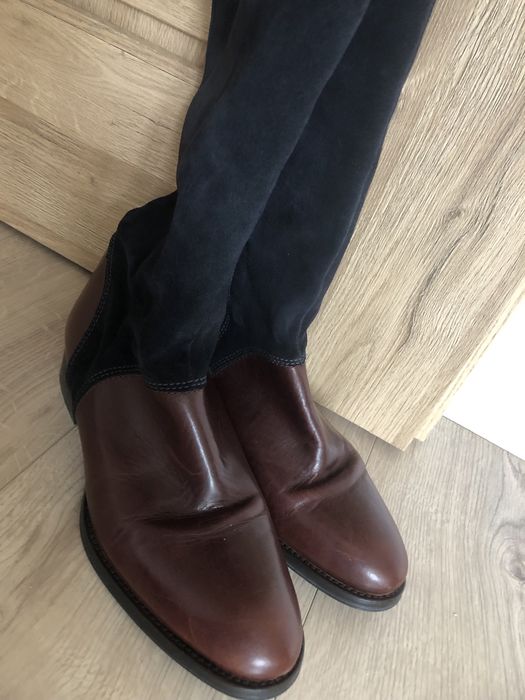 Tommy Hilfiger kozaki skorzane 41