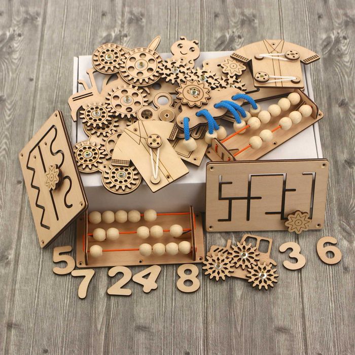 Деталі для бізіборда, Заготовки для бізіборда, бізікуба