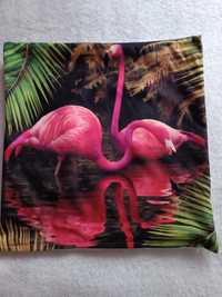 Poszewka ozdobna flamingi super jakość