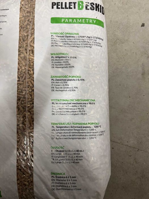 Pellet pelet drzewny EnPlusA1 Beskidy Olczyk Lava Barlinek