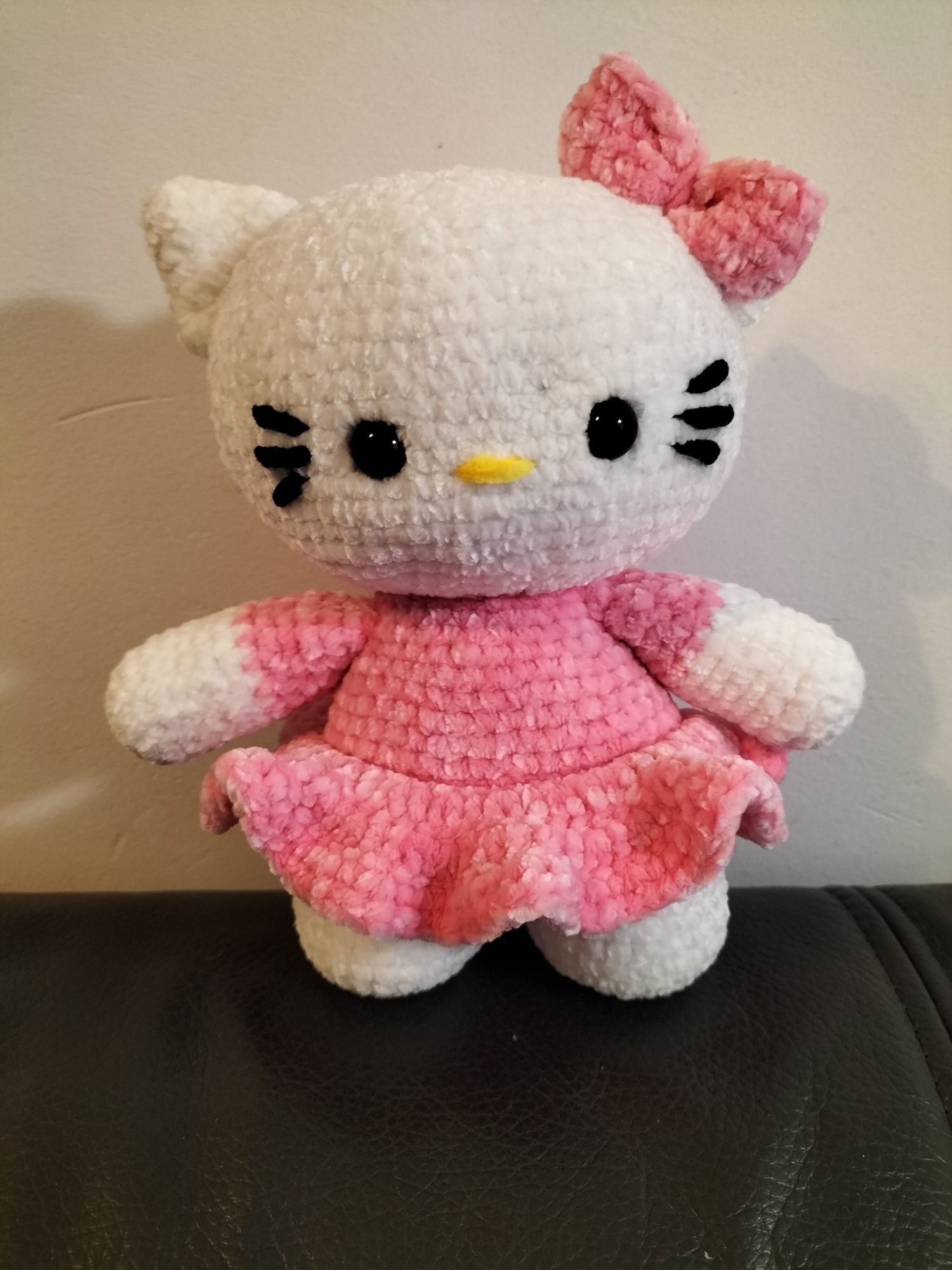 Pluszak zabawka maskotka hello kitty handmade ręcznie zrobione