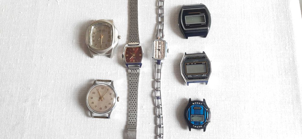 Часы наручные: Электроника 52  ASAHI  Rolex Победа Луч  Luch