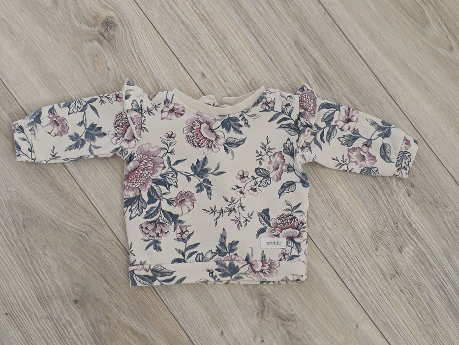 Bluza newbie 56 kwiaty falbanki