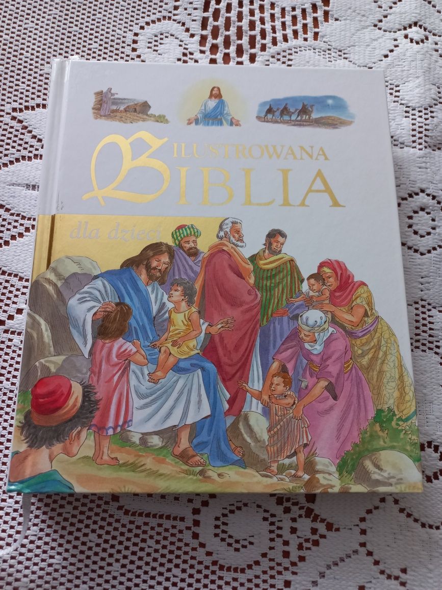 Książka "Biblia ilustrowana dla dzieci "NOWA