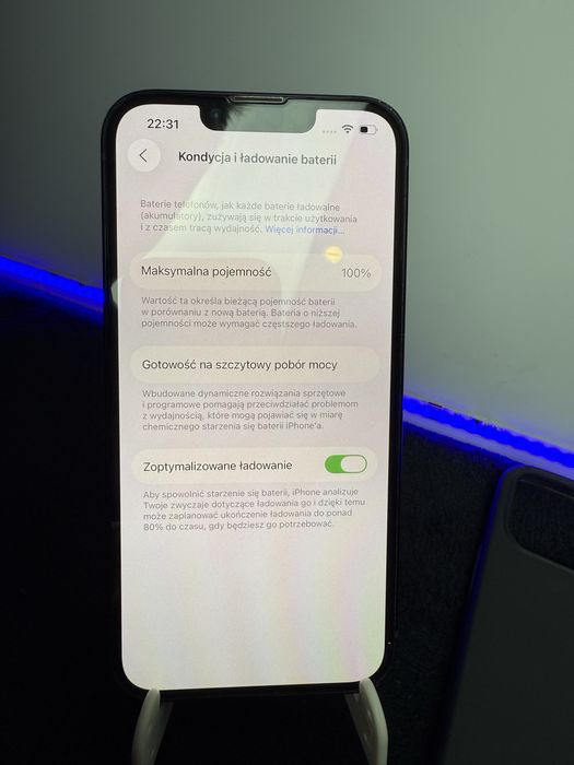 iPhone 13|Midnight|100%|256GB|Dobry|Zestaw