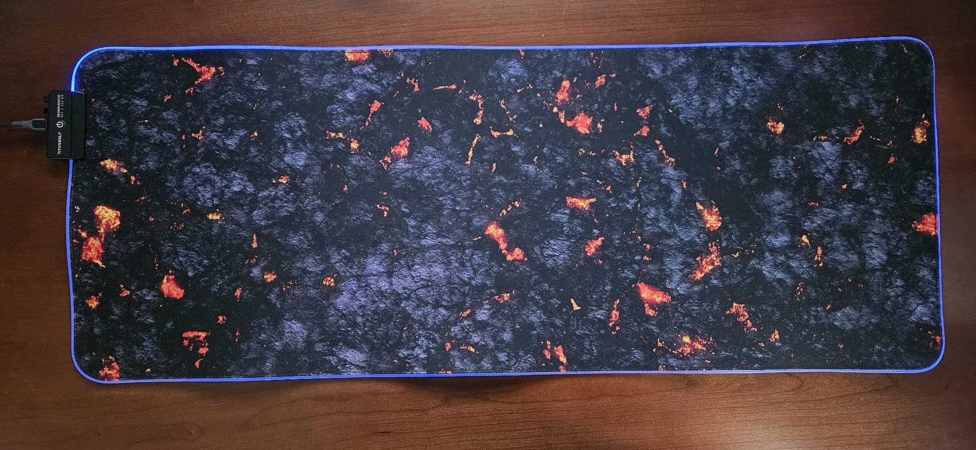 Tapete de secretária com RGB