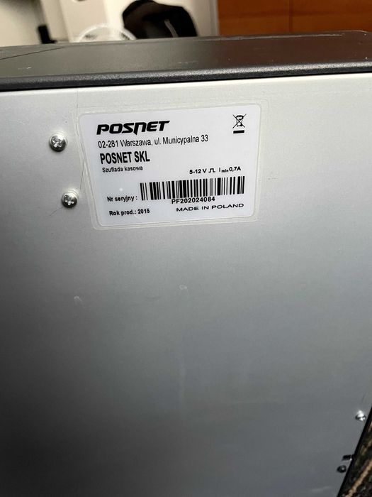 Szuflada kasowa na pieniądze do drukarki fiskalnej Posnet