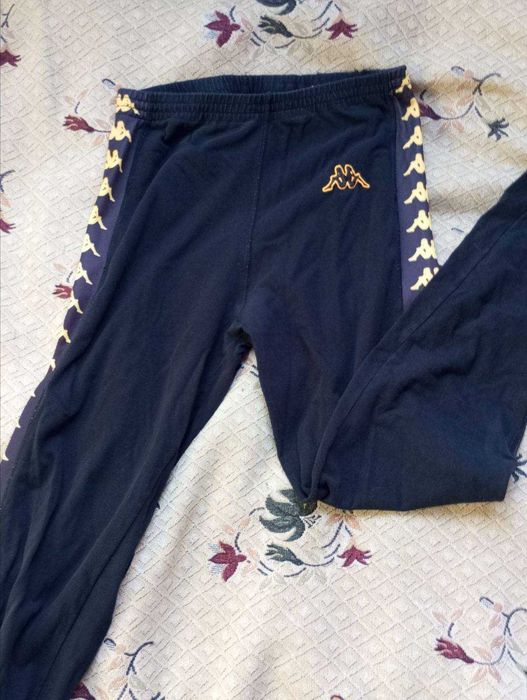 Продам штани Kappa з жовтими лампасами розмір S