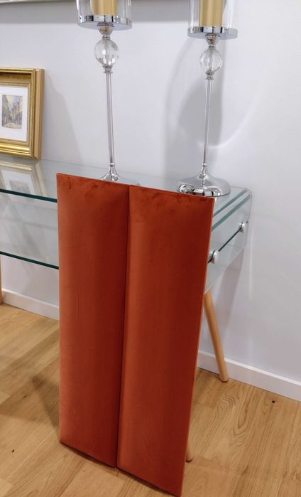 Panele tapicerowane ścienne, wezgłowie 3D 80x20 cm-NOWE, 6 szt.