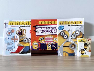 ***MINIONKI***3 książki + KARTY do gry***J.NOWE***